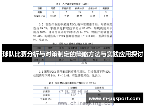 球队比赛分析与对策制定的策略方法与实践应用探讨