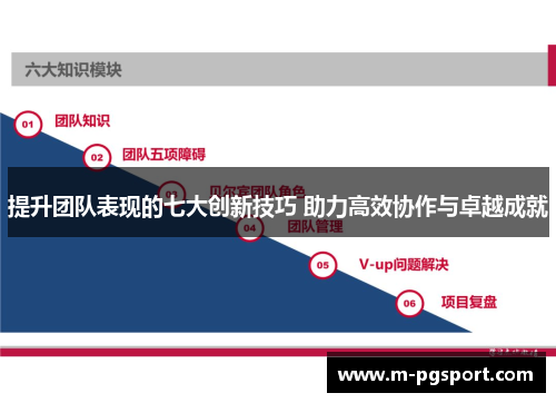 提升团队表现的七大创新技巧 助力高效协作与卓越成就